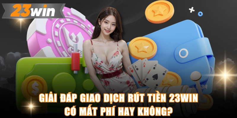 Giải đáp giao dịch rút tiền 23WIN có mất phí hay không?