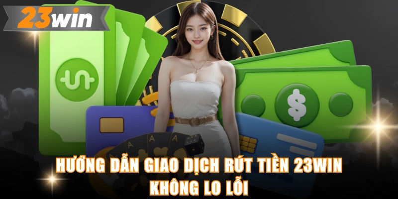 Hướng dẫn giao dịch rút tiền 23WIN không lo lỗi